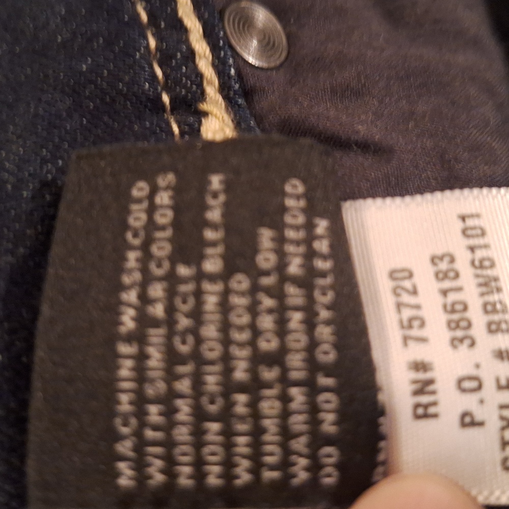 Buckle Black Distressed Ankle Skinny Blue Jeans Size 27 - Picture 6 of 6